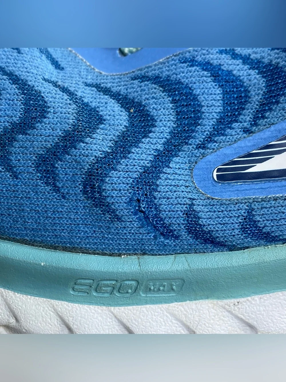 Altra Torin 7 Blue White Women's Size 8 Running Shoes Sneakers EgoMax
